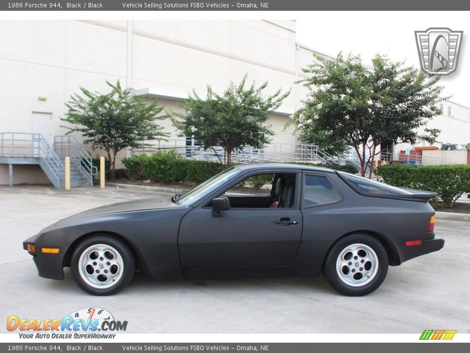 Black 1986 Porsche 944  Photo #1