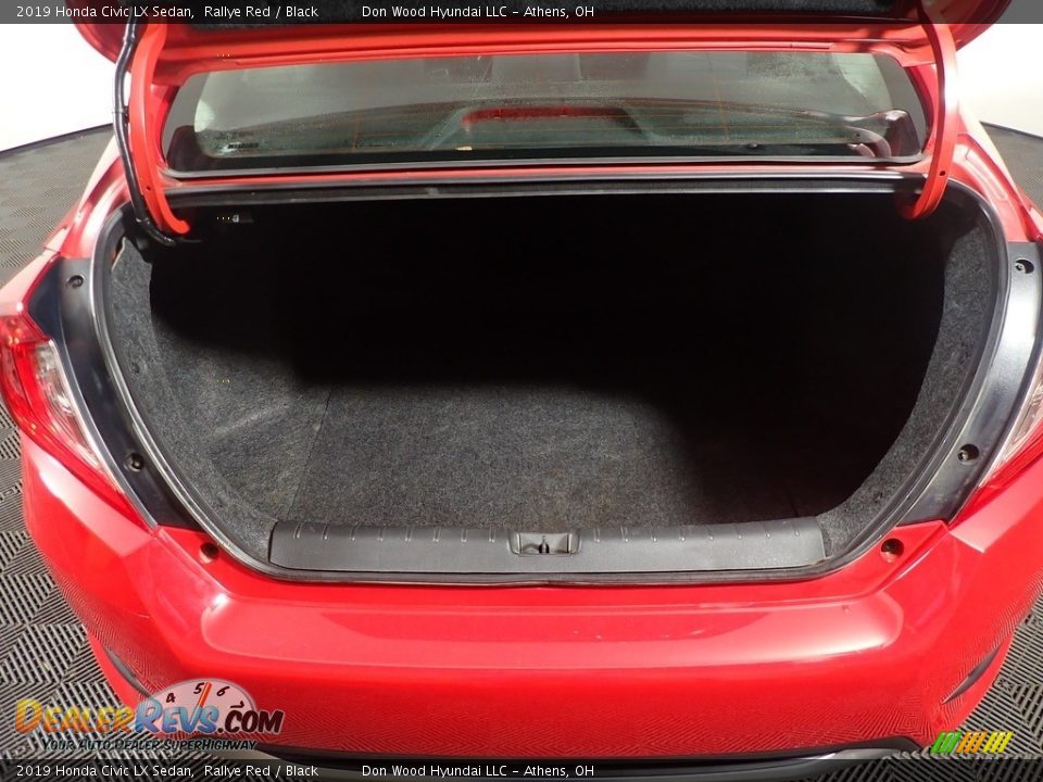 2019 Honda Civic LX Sedan Rallye Red / Black Photo #15