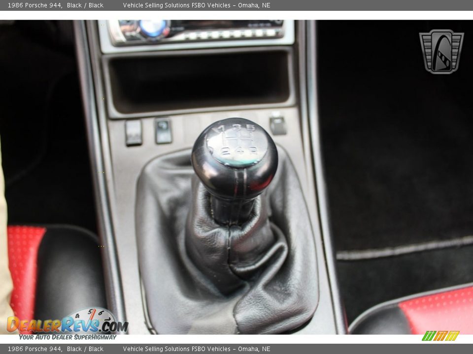 1986 Porsche 944 Black / Black Photo #5