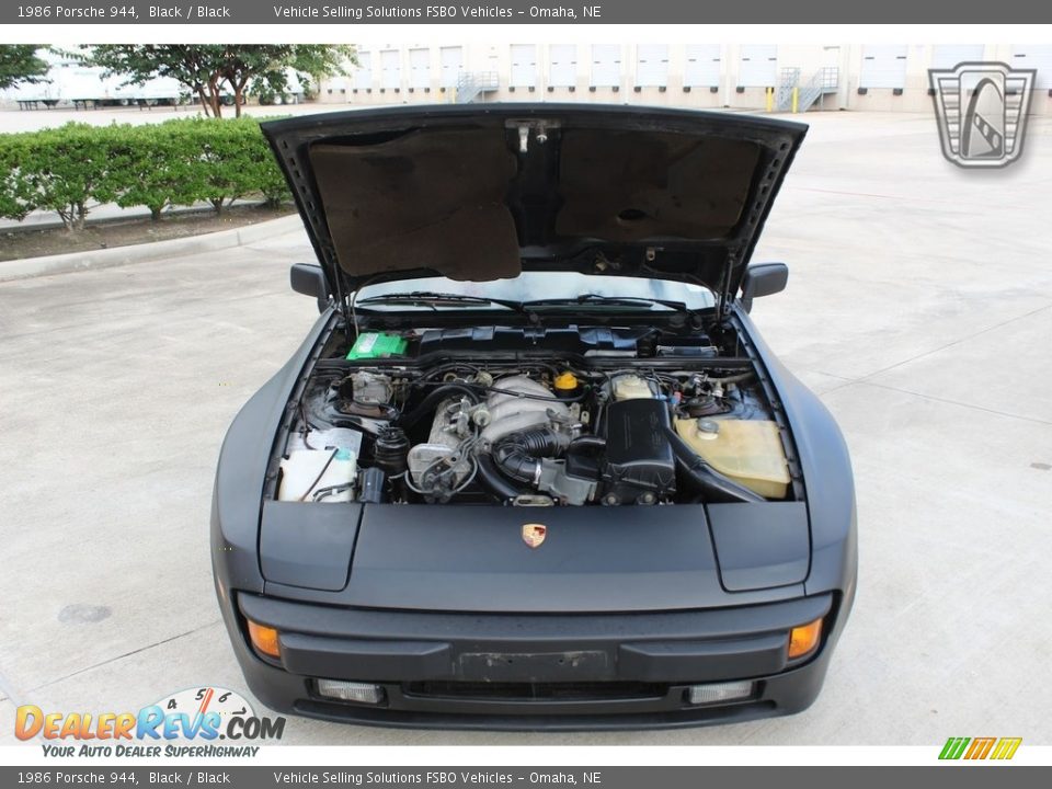 1986 Porsche 944 Black / Black Photo #7