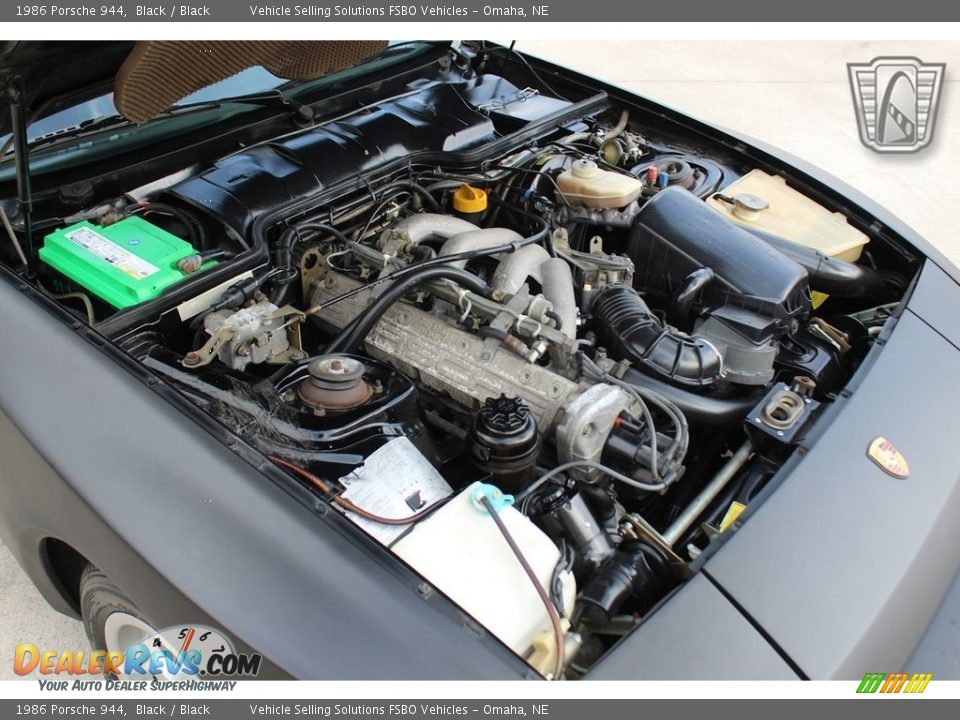 1986 Porsche 944 Black / Black Photo #8