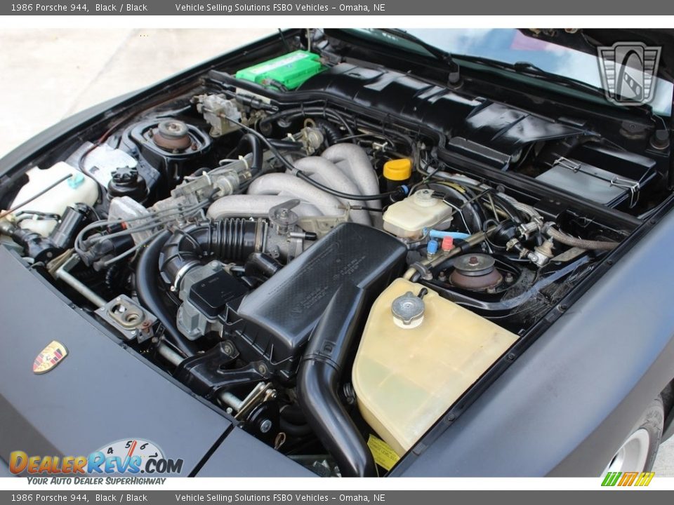 1986 Porsche 944 Black / Black Photo #9