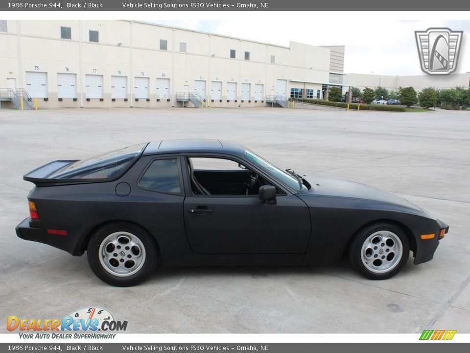 1986 Porsche 944 Black / Black Photo #12