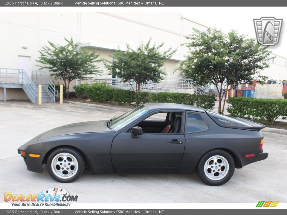 1986 Porsche 944 Black / Black Photo #13