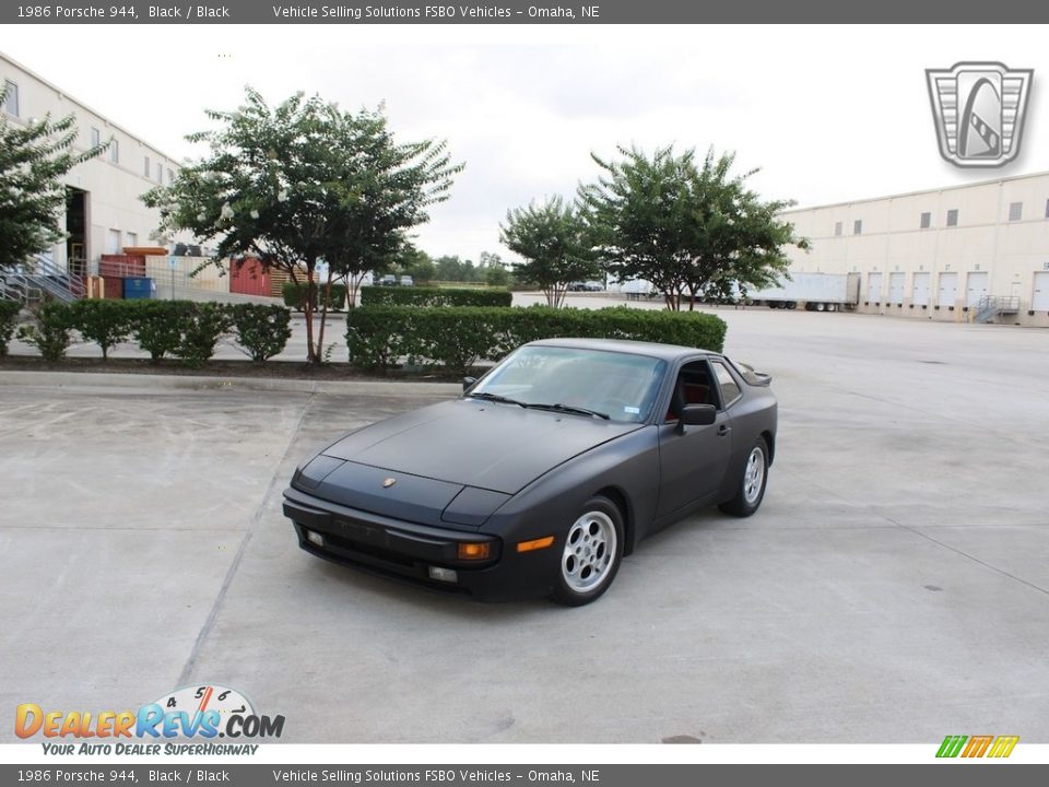 1986 Porsche 944 Black / Black Photo #14