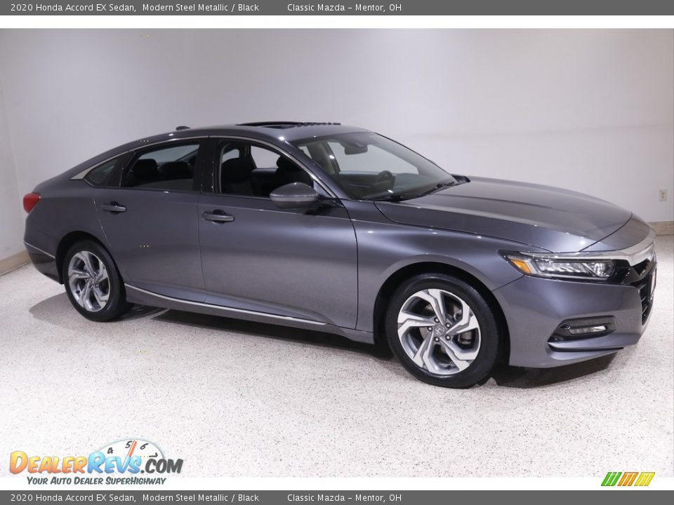 2020 Honda Accord EX Sedan Modern Steel Metallic / Black Photo #1
