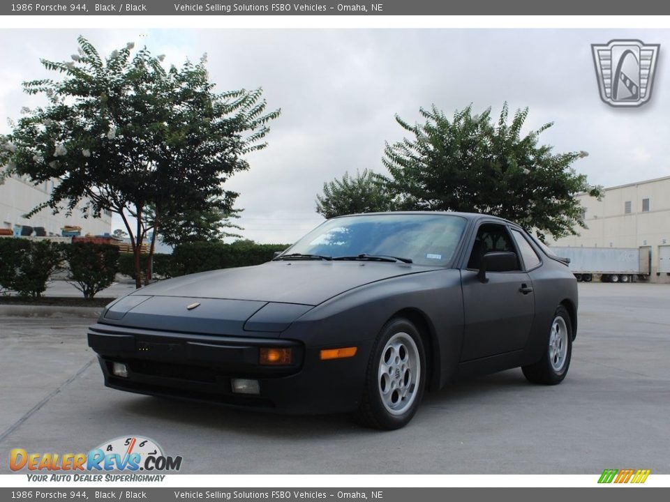 1986 Porsche 944 Black / Black Photo #15