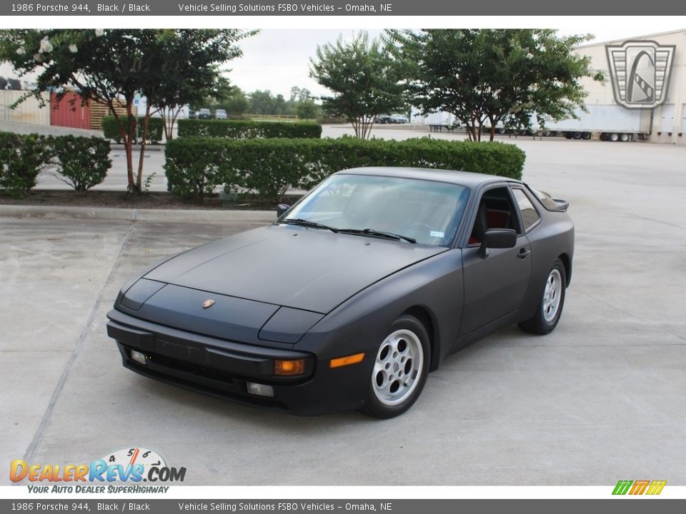 1986 Porsche 944 Black / Black Photo #16