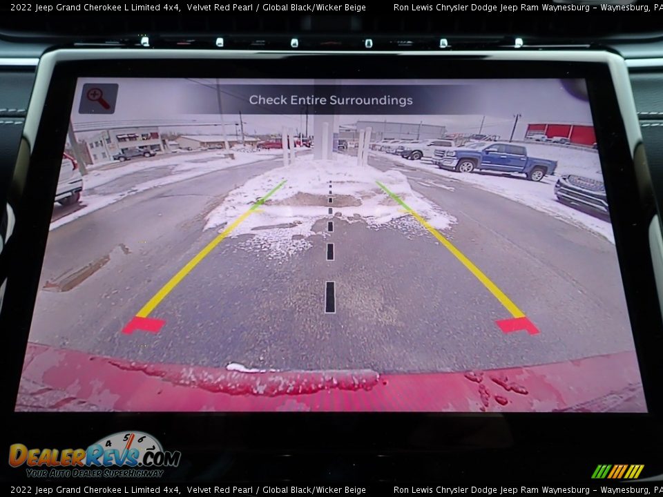 2022 Jeep Grand Cherokee L Limited 4x4 Velvet Red Pearl / Global Black/Wicker Beige Photo #19