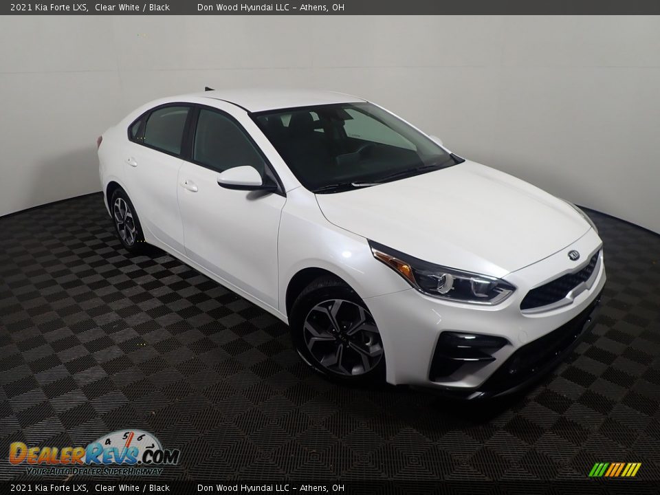 2021 Kia Forte LXS Clear White / Black Photo #3