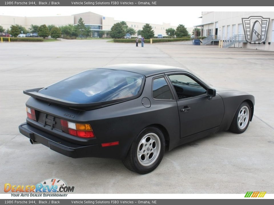 1986 Porsche 944 Black / Black Photo #32