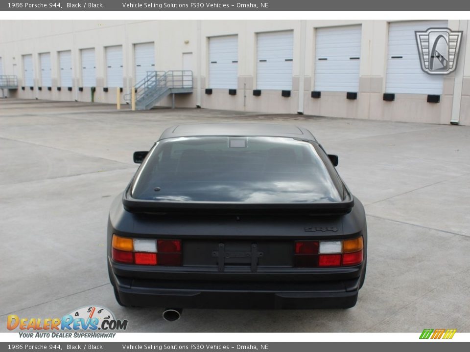 1986 Porsche 944 Black / Black Photo #33