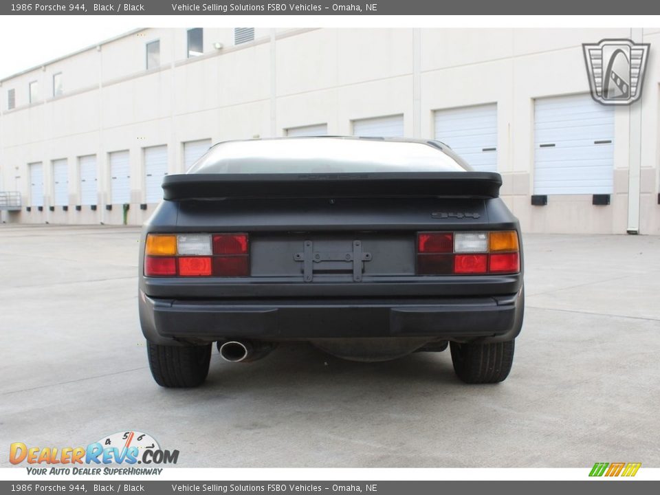 1986 Porsche 944 Black / Black Photo #34