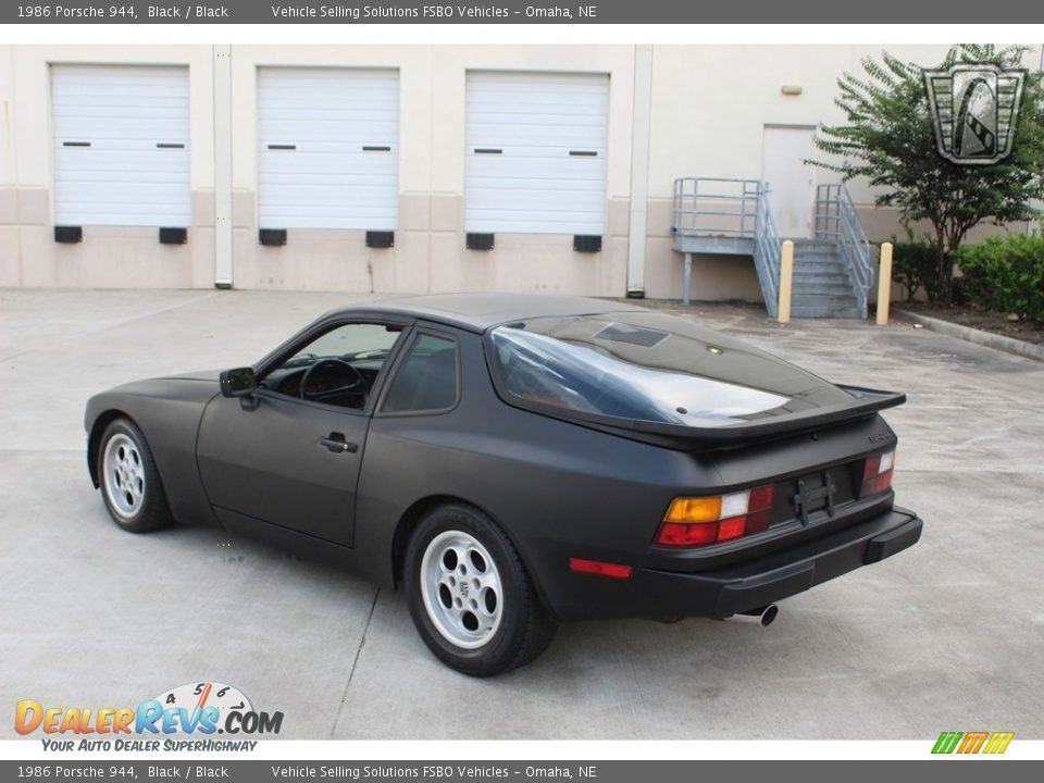 1986 Porsche 944 Black / Black Photo #35