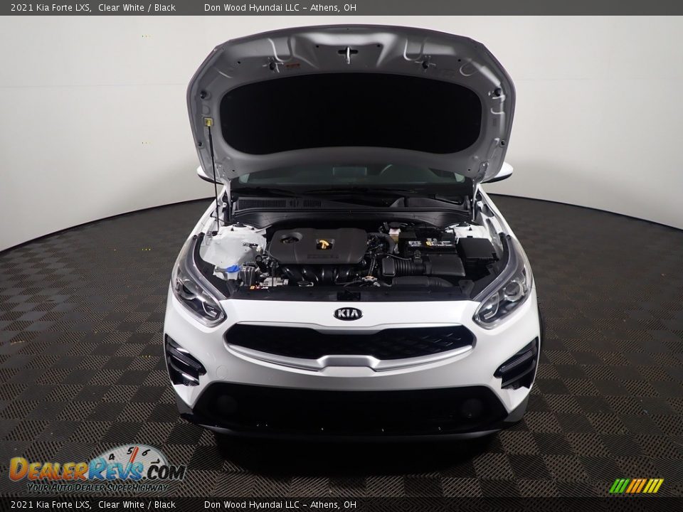 2021 Kia Forte LXS Clear White / Black Photo #6