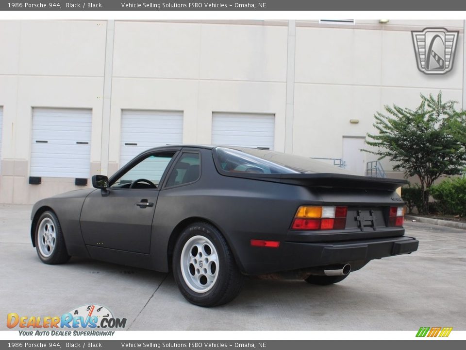 1986 Porsche 944 Black / Black Photo #36