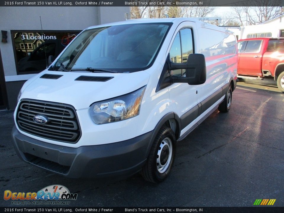 2016 Ford Transit 150 Van XL LR Long Oxford White / Pewter Photo #2