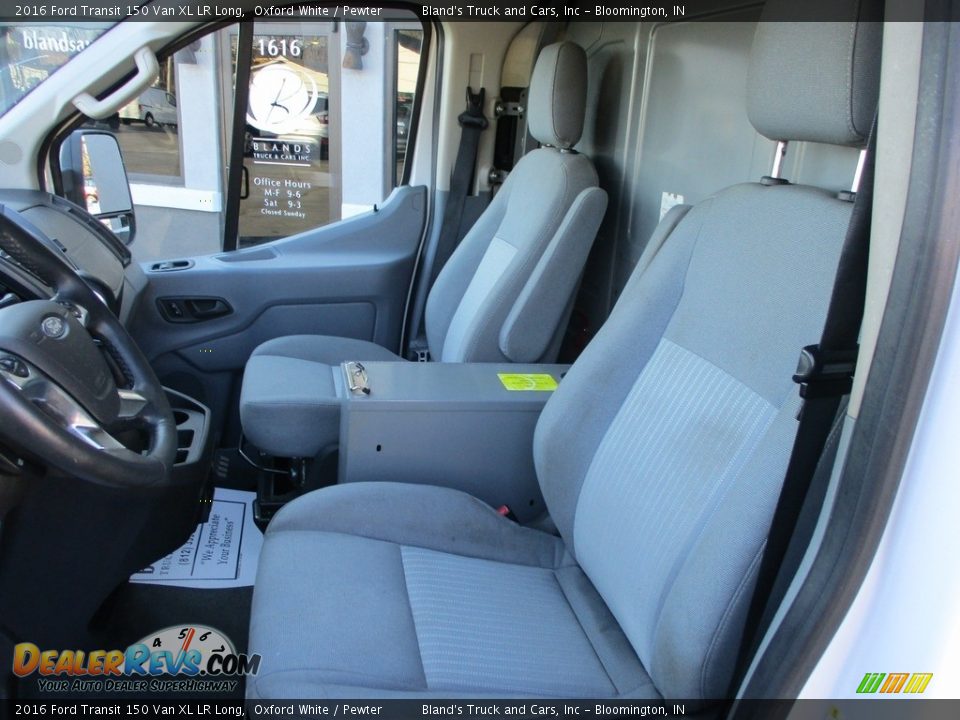 2016 Ford Transit 150 Van XL LR Long Oxford White / Pewter Photo #7