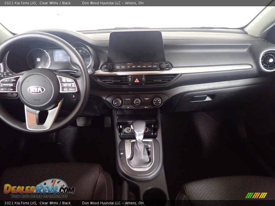 2021 Kia Forte LXS Clear White / Black Photo #21