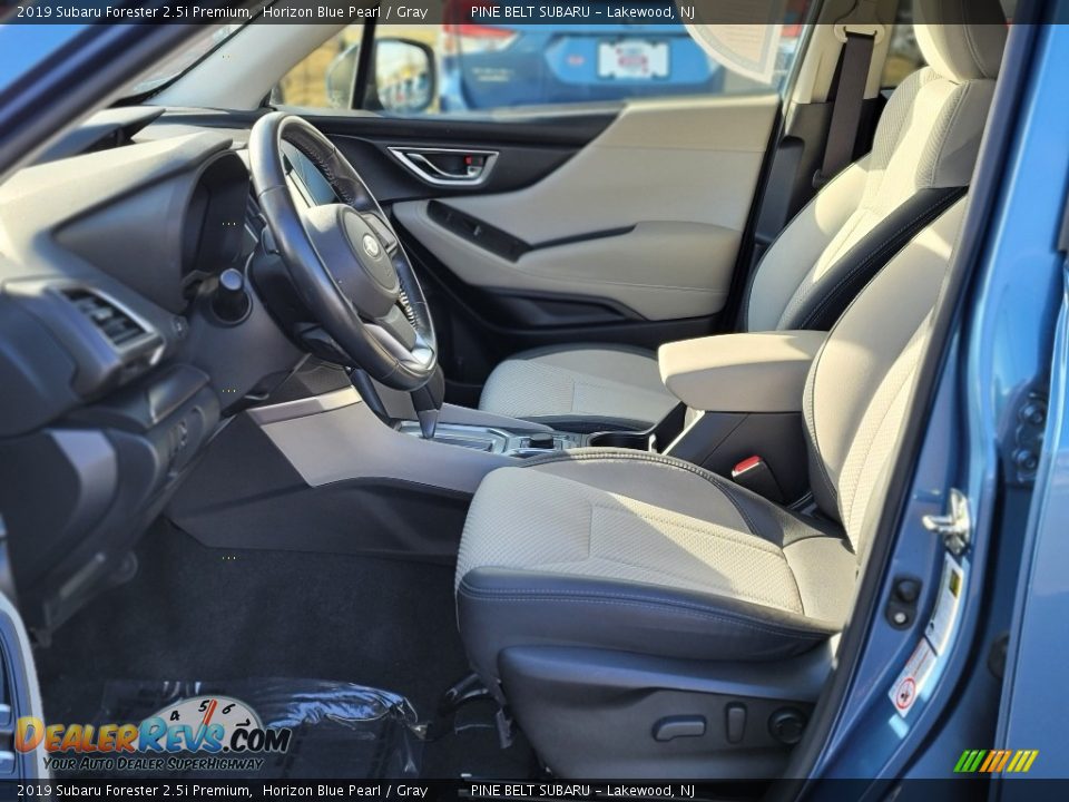 2019 Subaru Forester 2.5i Premium Horizon Blue Pearl / Gray Photo #34
