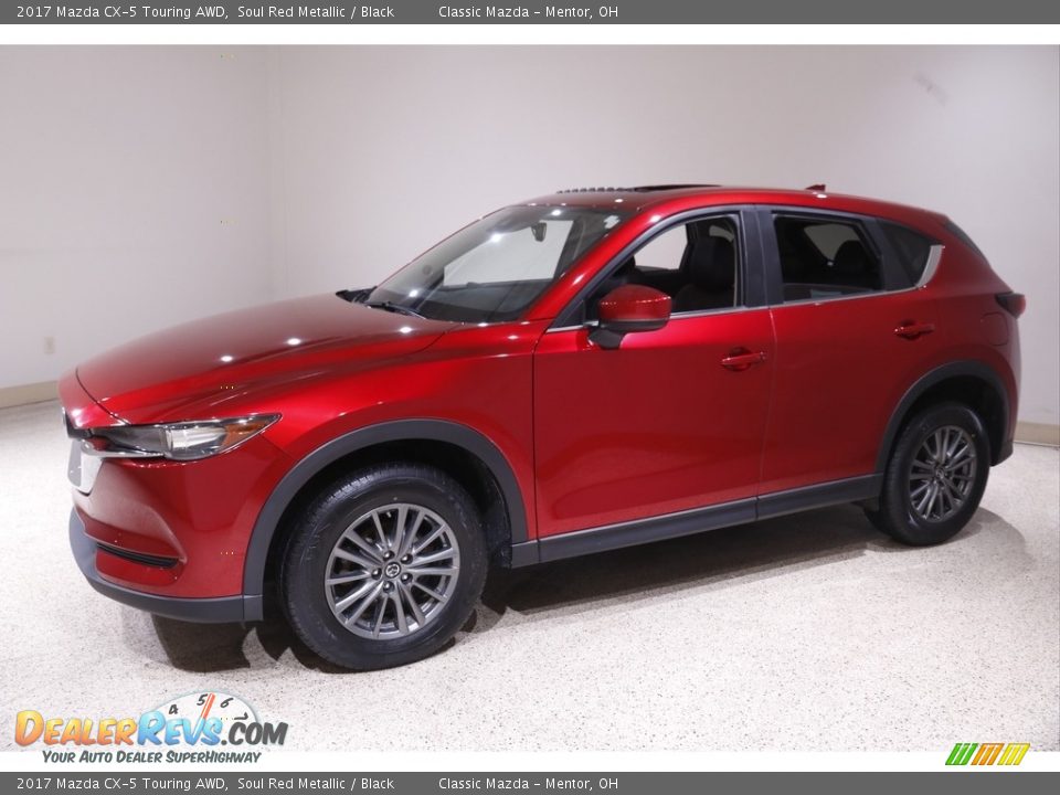 2017 Mazda CX-5 Touring AWD Soul Red Metallic / Black Photo #3