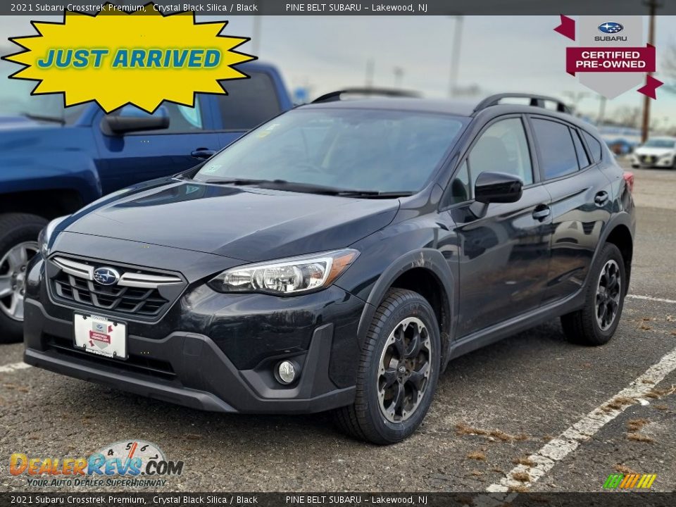 2021 Subaru Crosstrek Premium Crystal Black Silica / Black Photo #1