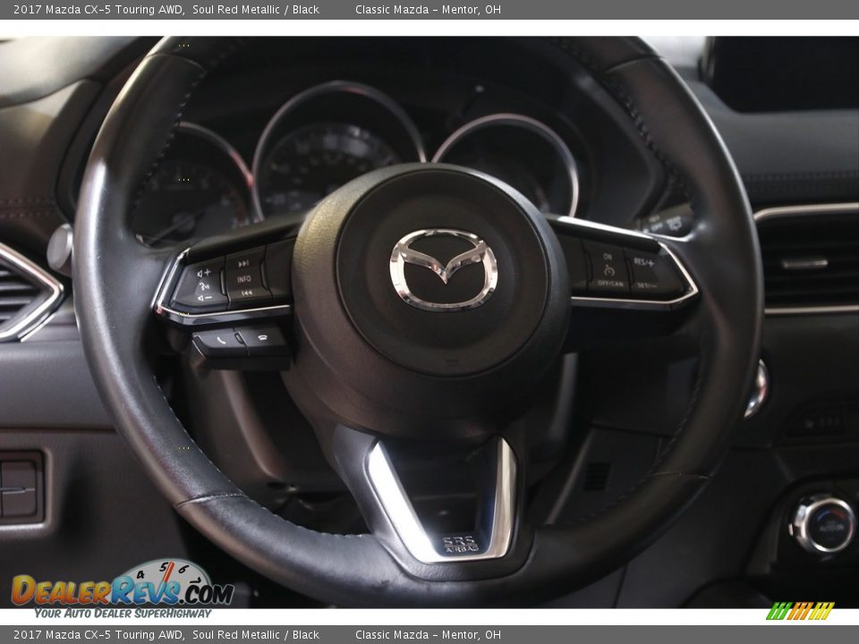 2017 Mazda CX-5 Touring AWD Soul Red Metallic / Black Photo #7