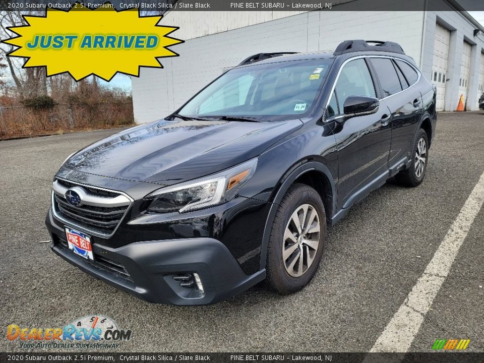 2020 Subaru Outback 2.5i Premium Crystal Black Silica / Slate Black Photo #1