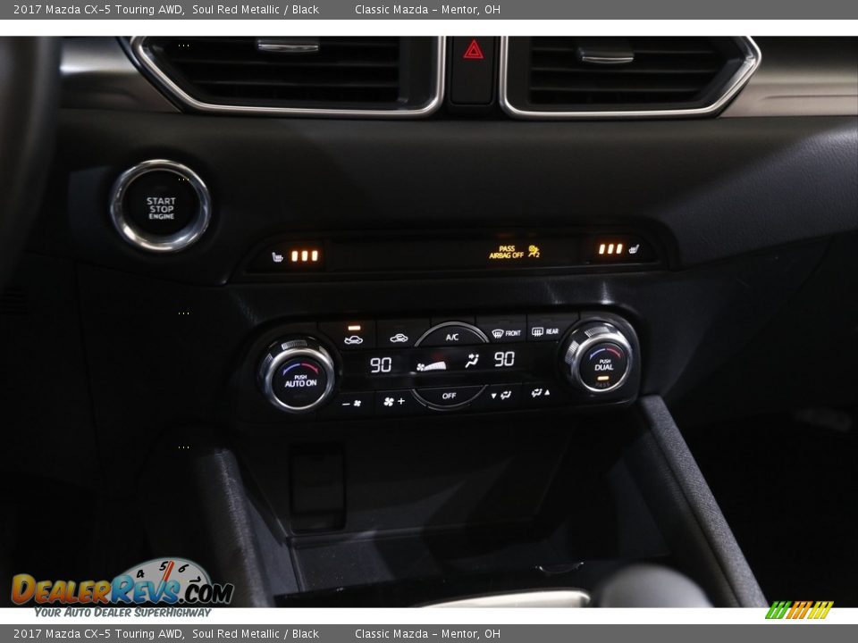 2017 Mazda CX-5 Touring AWD Soul Red Metallic / Black Photo #12