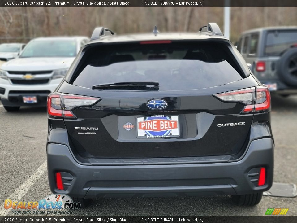 2020 Subaru Outback 2.5i Premium Crystal Black Silica / Slate Black Photo #5