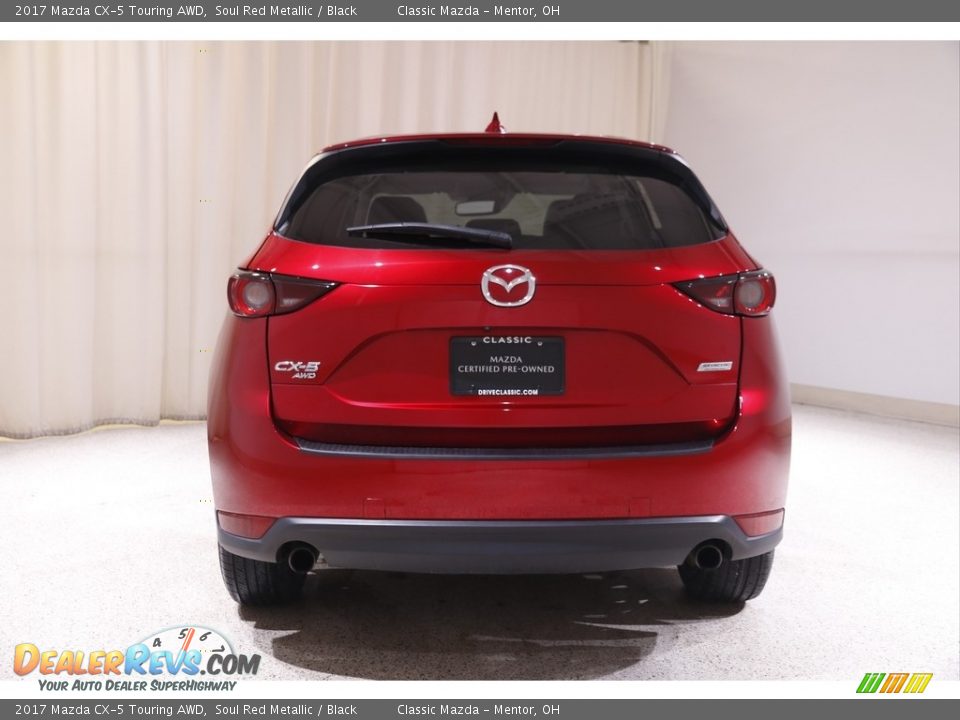 2017 Mazda CX-5 Touring AWD Soul Red Metallic / Black Photo #17