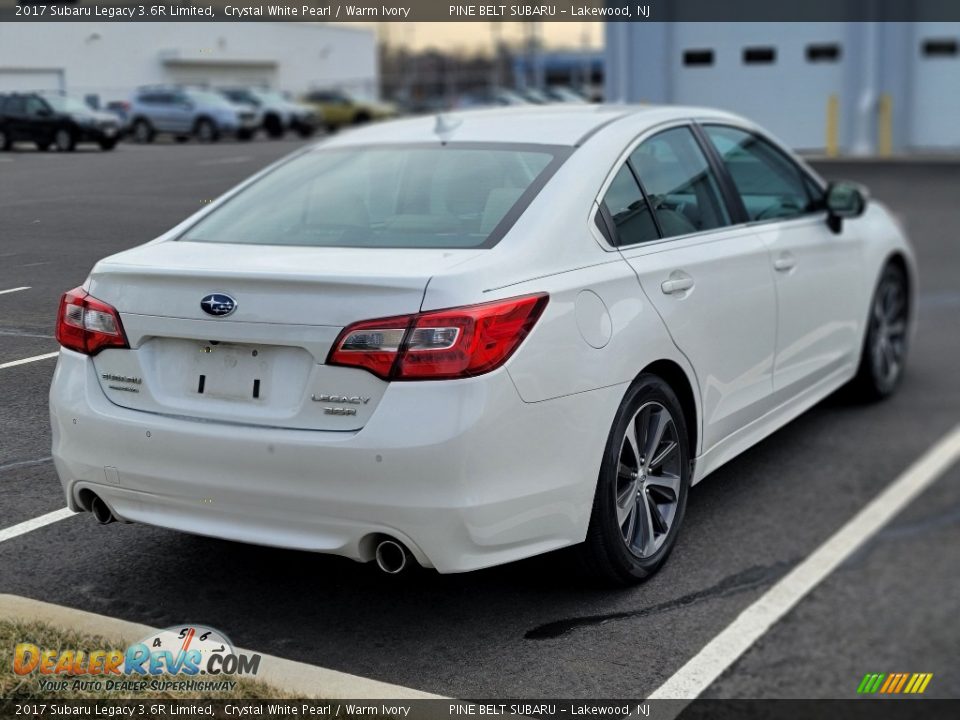 2017 Subaru Legacy 3.6R Limited Crystal White Pearl / Warm Ivory Photo #3