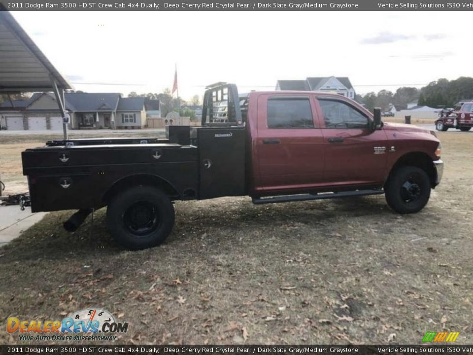 2011 Dodge Ram 3500 HD ST Crew Cab 4x4 Dually Deep Cherry Red Crystal Pearl / Dark Slate Gray/Medium Graystone Photo #1