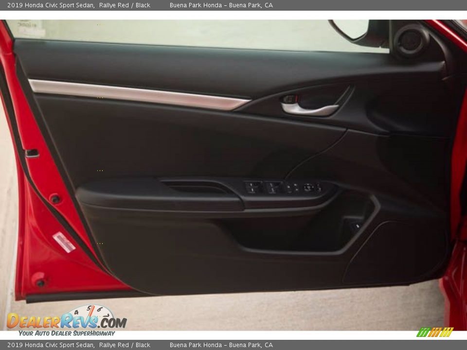 2019 Honda Civic Sport Sedan Rallye Red / Black Photo #28