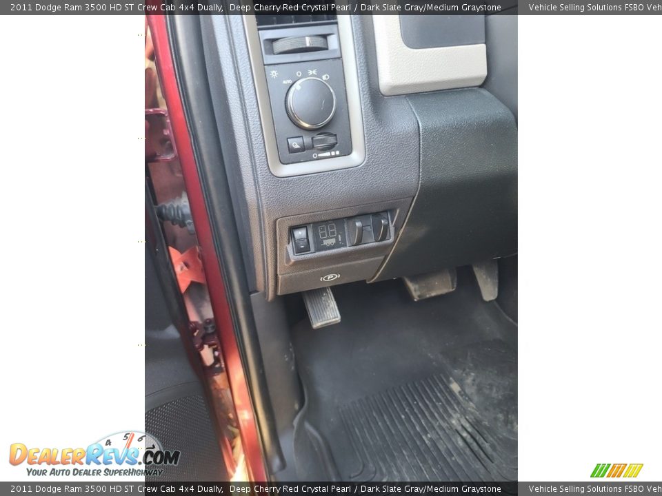 2011 Dodge Ram 3500 HD ST Crew Cab 4x4 Dually Deep Cherry Red Crystal Pearl / Dark Slate Gray/Medium Graystone Photo #18