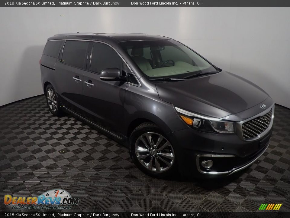2018 Kia Sedona SX Limited Platinum Graphite / Dark Burgundy Photo #5