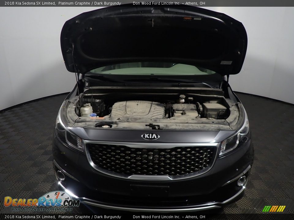 2018 Kia Sedona SX Limited Platinum Graphite / Dark Burgundy Photo #8