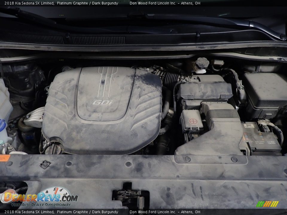 2018 Kia Sedona SX Limited Platinum Graphite / Dark Burgundy Photo #9
