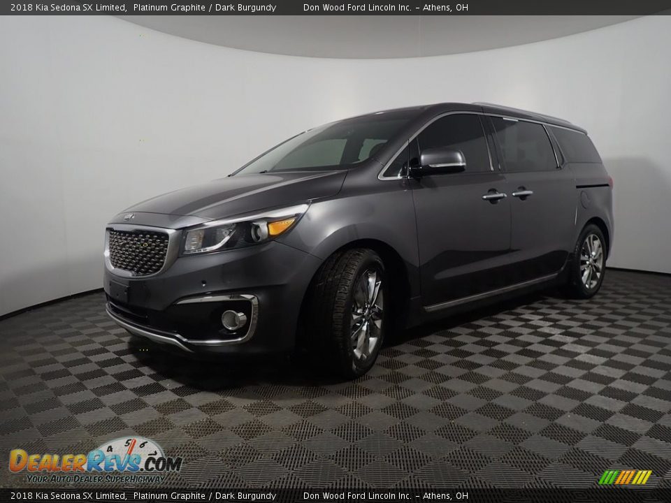 2018 Kia Sedona SX Limited Platinum Graphite / Dark Burgundy Photo #10