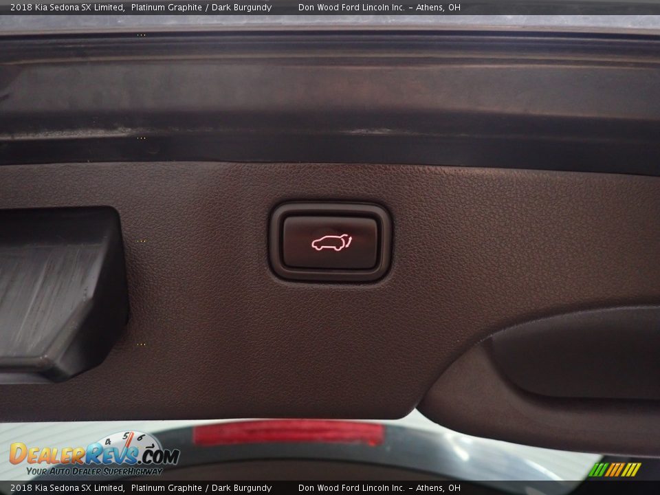 2018 Kia Sedona SX Limited Platinum Graphite / Dark Burgundy Photo #17