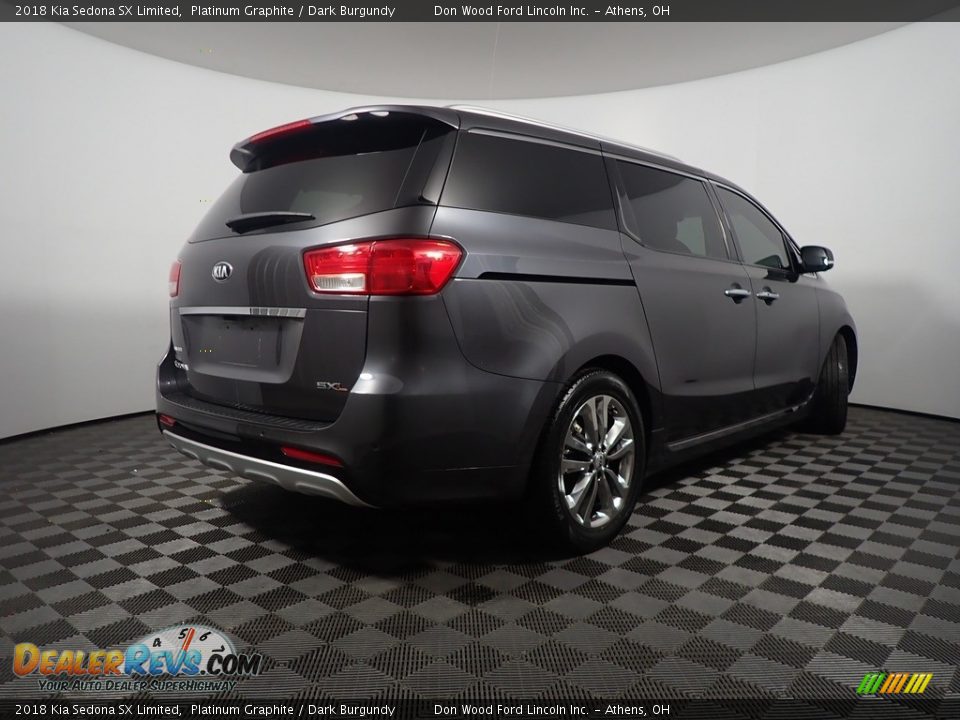 2018 Kia Sedona SX Limited Platinum Graphite / Dark Burgundy Photo #19