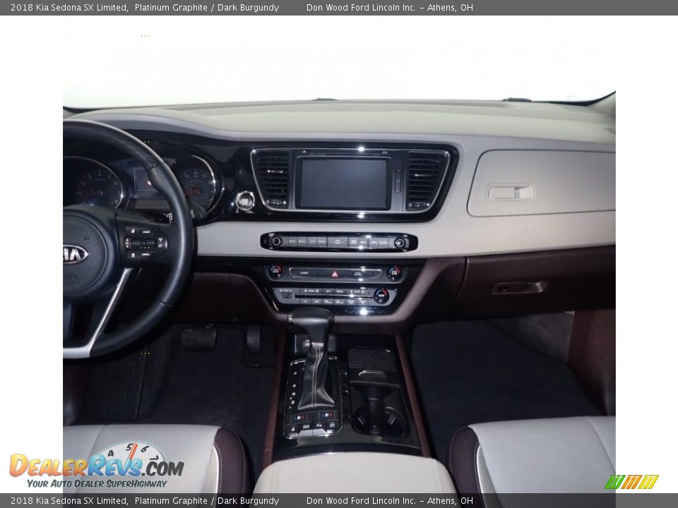 2018 Kia Sedona SX Limited Platinum Graphite / Dark Burgundy Photo #28