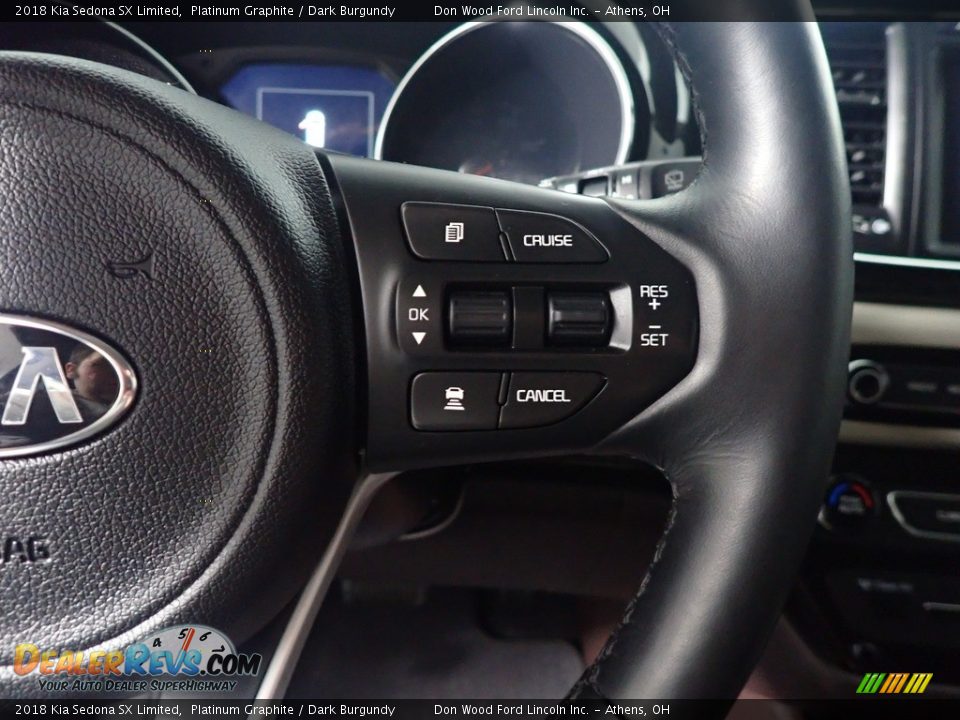 2018 Kia Sedona SX Limited Steering Wheel Photo #33