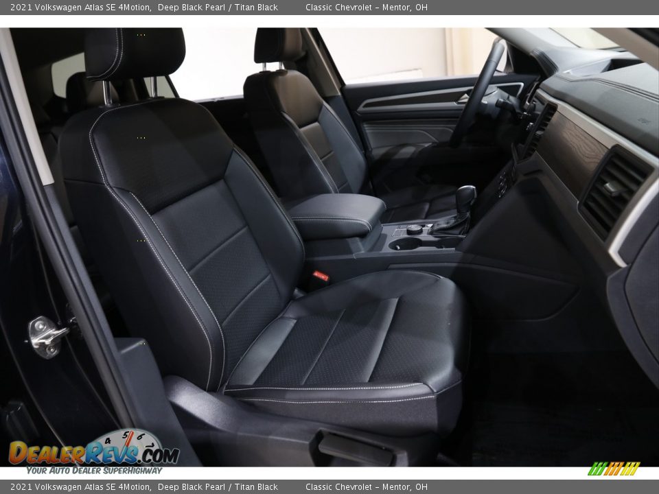 2021 Volkswagen Atlas SE 4Motion Deep Black Pearl / Titan Black Photo #13