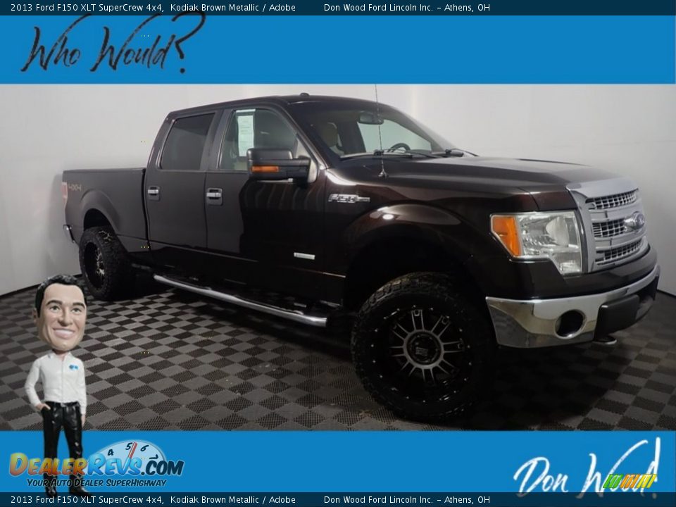 2013 Ford F150 XLT SuperCrew 4x4 Kodiak Brown Metallic / Adobe Photo #1