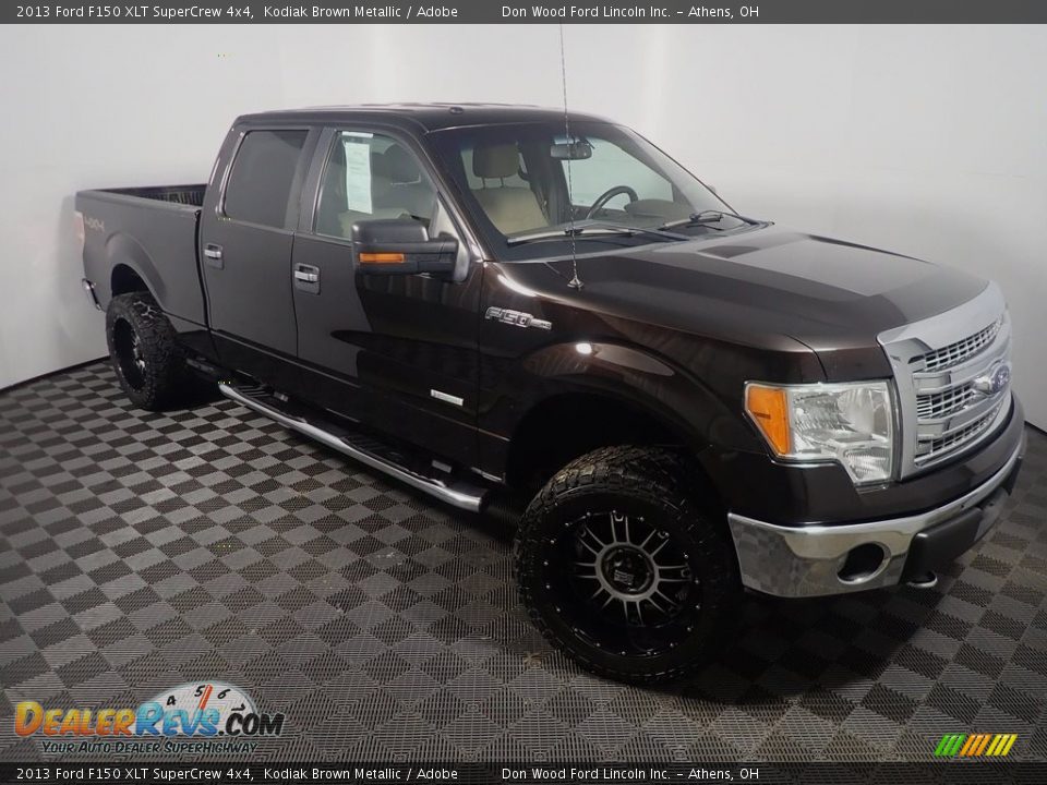 2013 Ford F150 XLT SuperCrew 4x4 Kodiak Brown Metallic / Adobe Photo #2
