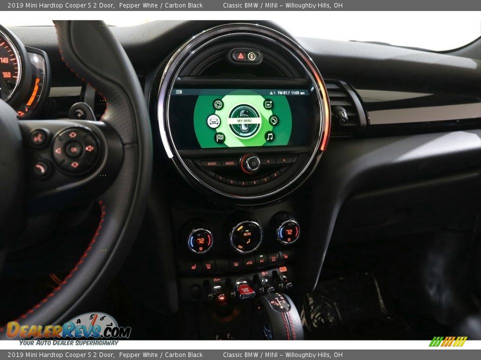 2019 Mini Hardtop Cooper S 2 Door Pepper White / Carbon Black Photo #9