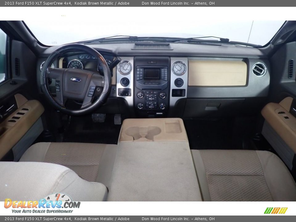 2013 Ford F150 XLT SuperCrew 4x4 Kodiak Brown Metallic / Adobe Photo #22
