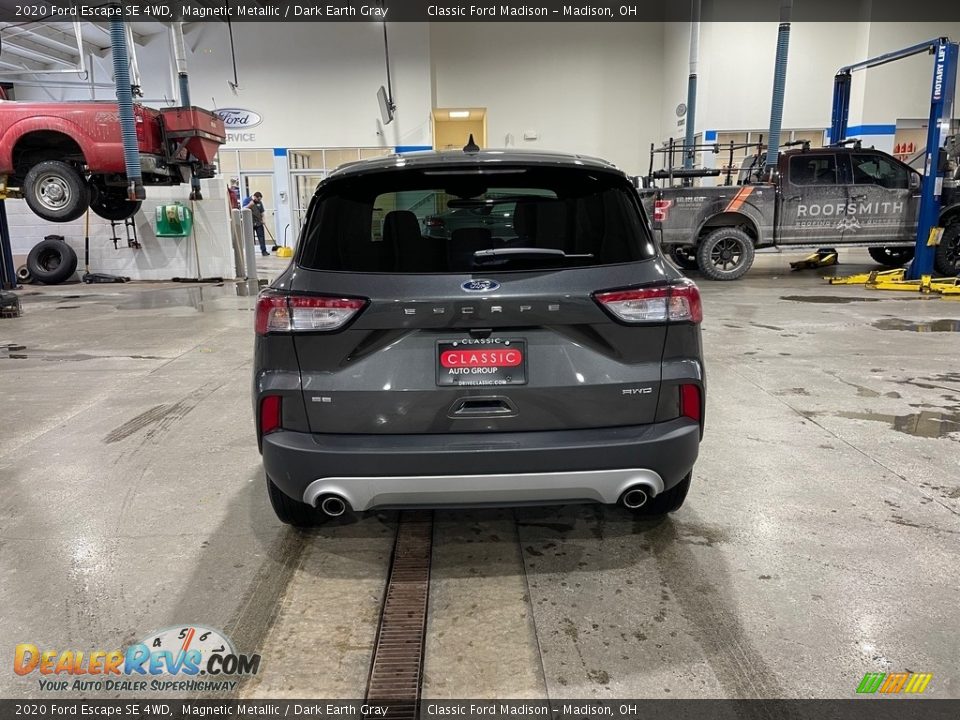 2020 Ford Escape SE 4WD Magnetic Metallic / Dark Earth Gray Photo #6