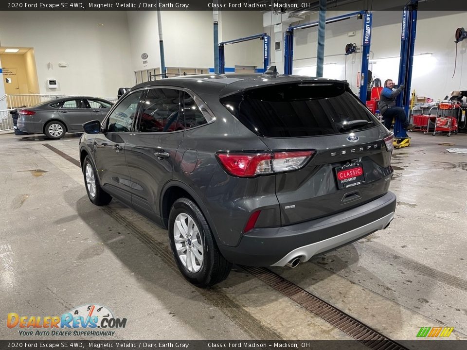 2020 Ford Escape SE 4WD Magnetic Metallic / Dark Earth Gray Photo #7